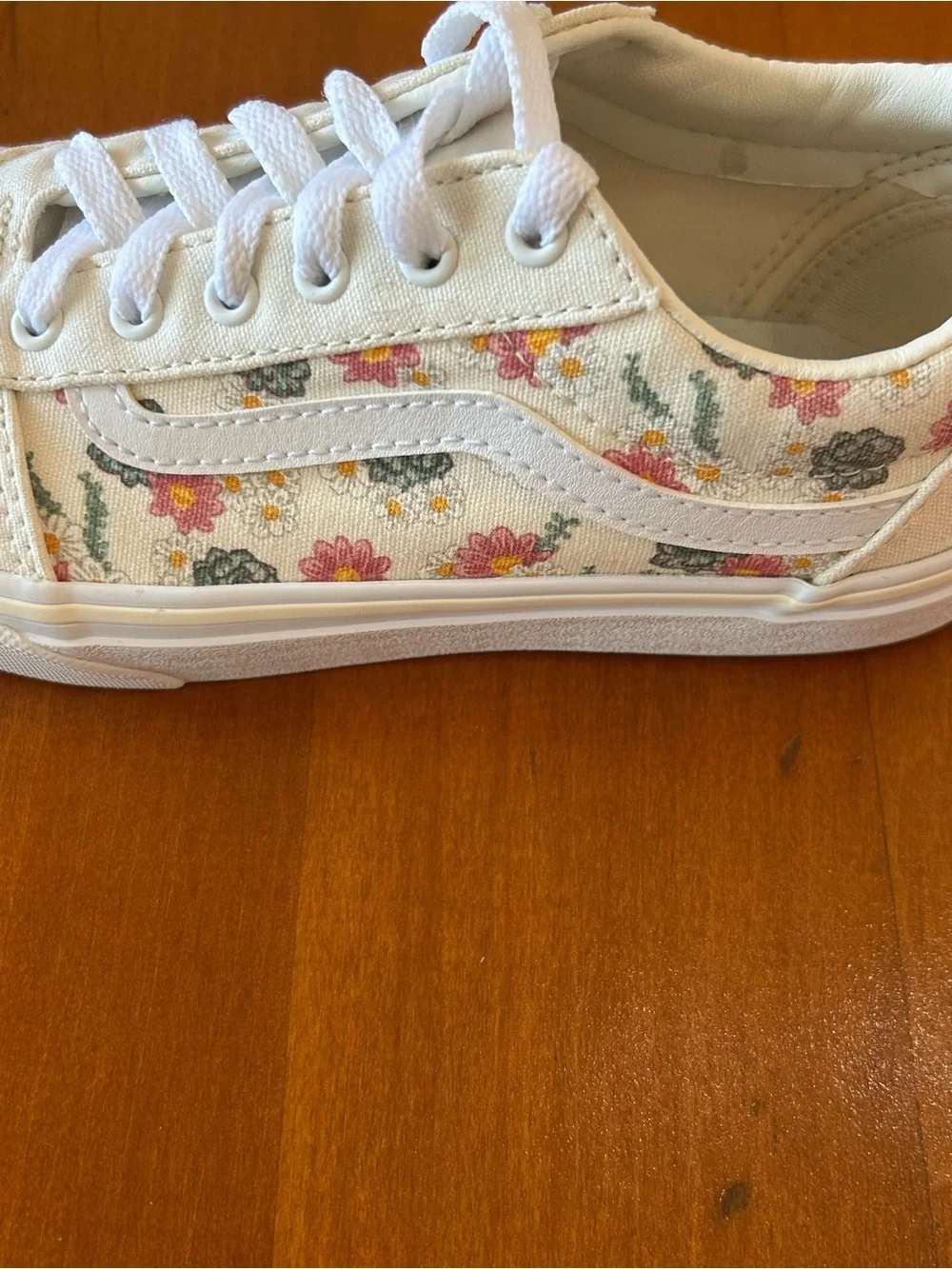 Vans Ward Desert Floral Marshmallow Low-Top Sneakers Youth 3